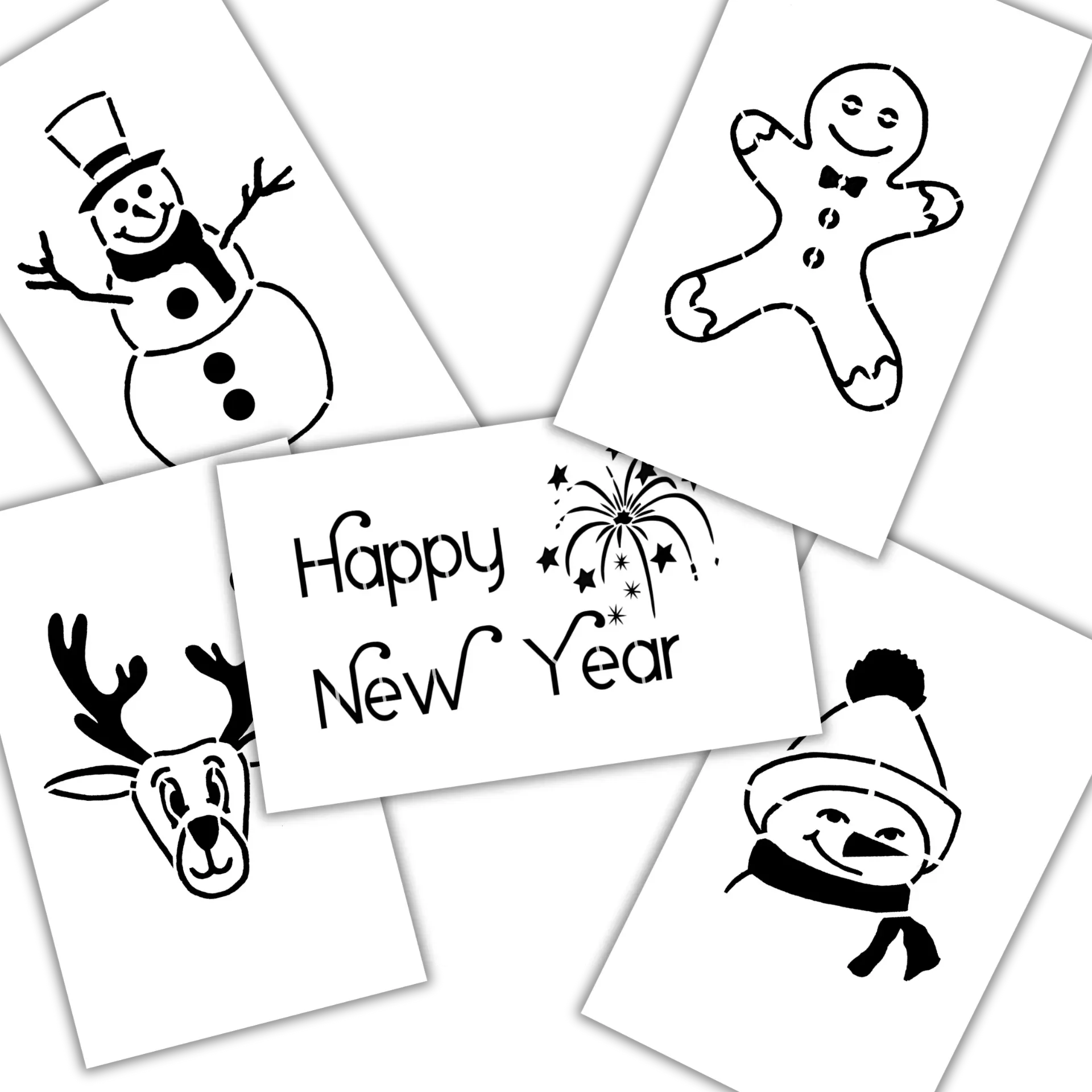 Sets of Re-usable stencils