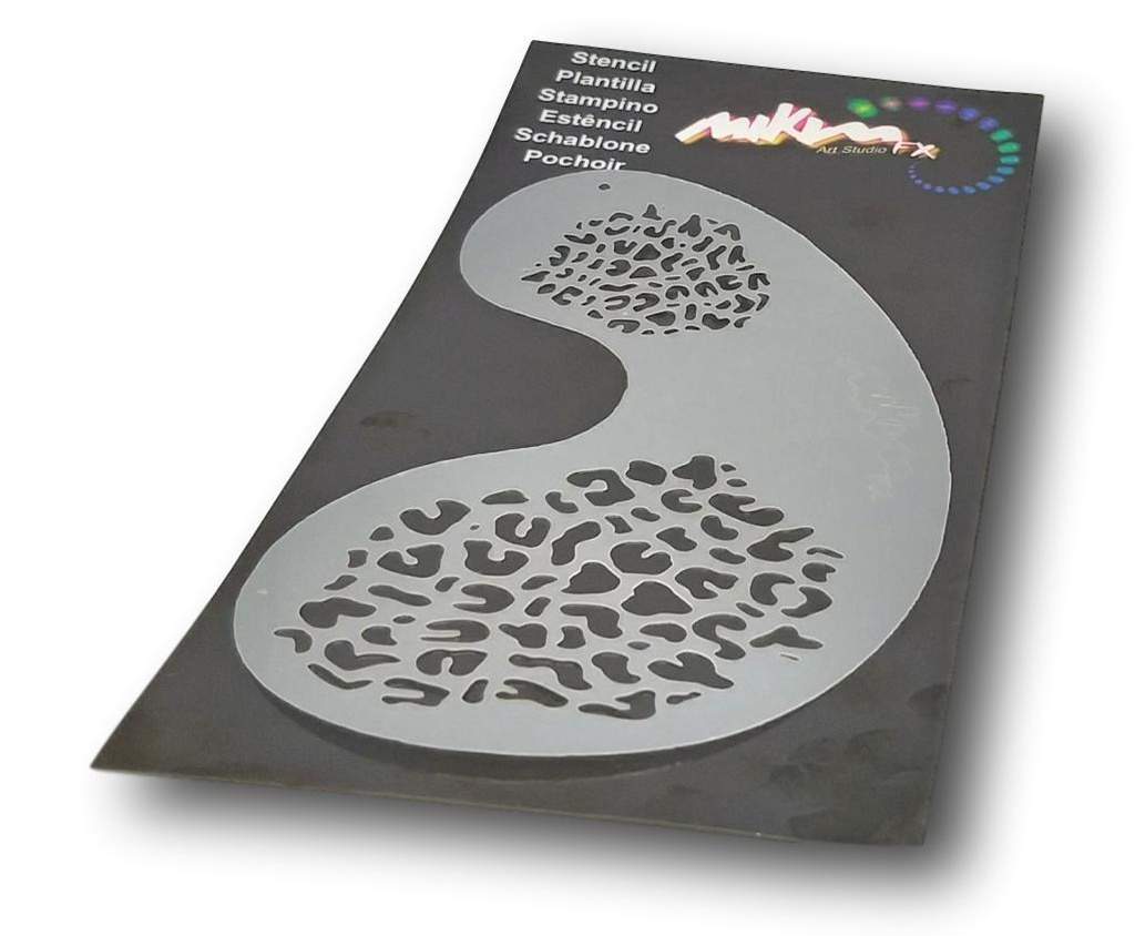 [luipaardvlekfp] Facepainting Stencil (Luipaardvlekken)