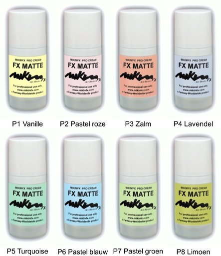 ProCrème FX Matifiante Couleurs Pastel et les Tons de Peau