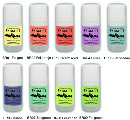 ProCream FX Matte Bright Colours